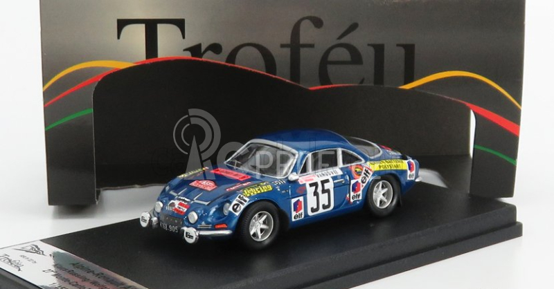 Trofeu Renault Alpine A110 N 35 Rally Montecarlo 1973 K.russling - W.weiss 1:43 Blue Met