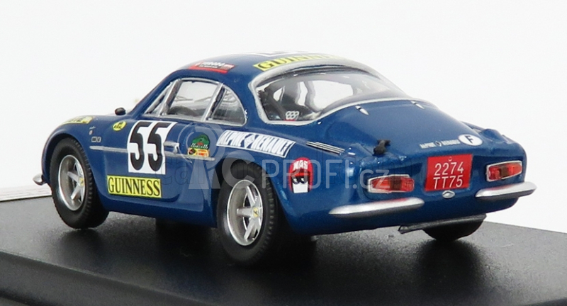 Trofeu Renault Alpine A110 N 55 Winner Class 1000km Spa 1970 J.m.jacquemin - B.palayer 1:43 Blue Met