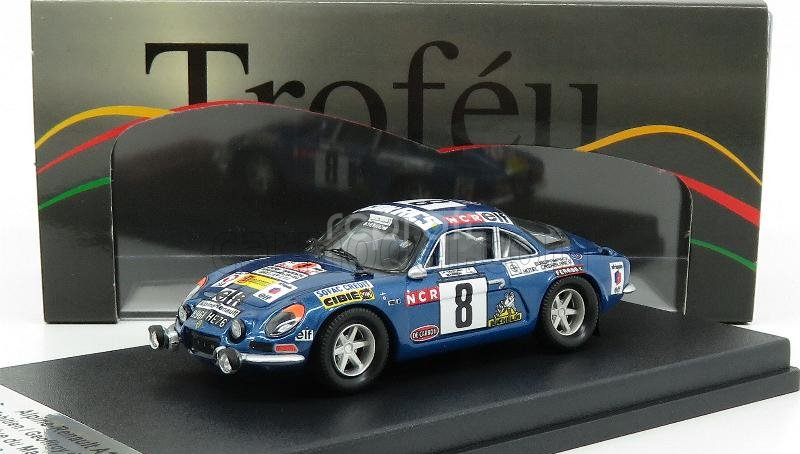 Trofeu Renault Alpine A110 N 8 Rally Du Maroc 1974 Tahitien - G.de Warren 1:43 Blue Met