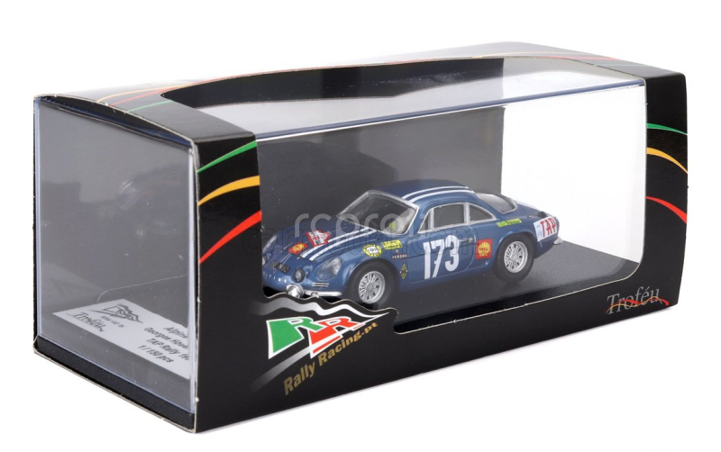 Trofeu Renault Alpine A110 (night Version) N 173 Rally Tap 1968 Georges Houel - Jean Gosselin 1:43 Blue