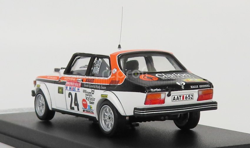 Trofeu Saab 99 N 24 Rally Hunsruck 1981 K.grundel - R.melleroth 1:43 Bílá Oranžová Černá