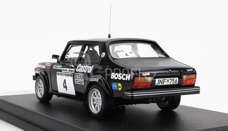 Trofeu Saab 99 N 4 6th Rally Circuit Of Ireland 1979 S.blomqvist - B.cederberg 1:43 Black