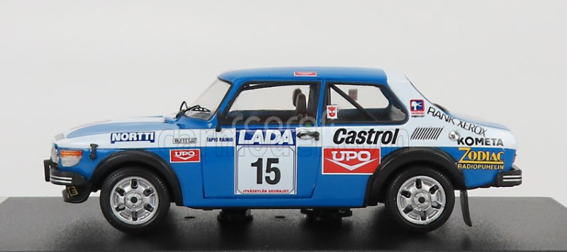 Trofeu Saab 99 Team Konela Racing N 15 Rally 1000 Lakes 1977 T.rainio - E.nyman 1:43 Modrá Bílá