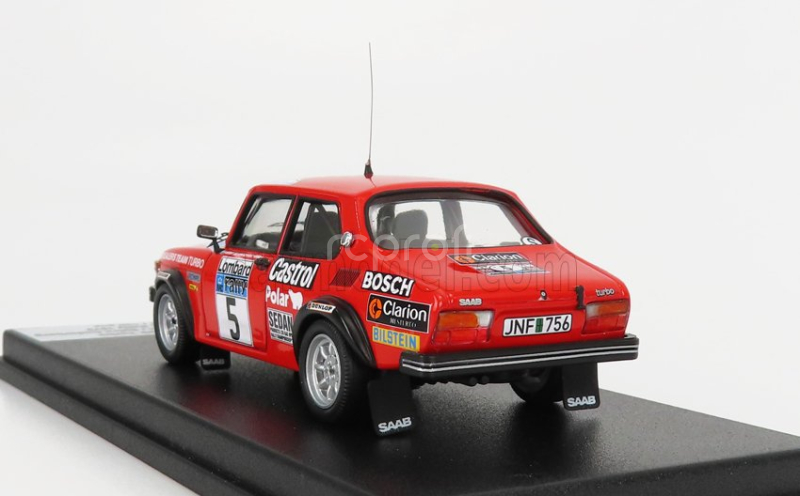 Trofeu Saab 99 Turbo N 5 Rally Lombard Rac 1979 S.blomqvist - B.cederberg 1:43 Red