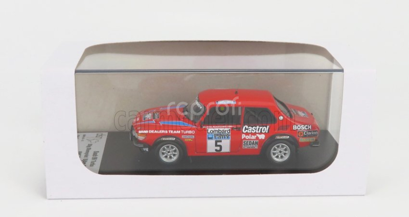 Trofeu Saab 99 Turbo N 5 Rally Lombard Rac 1979 S.blomqvist - B.cederberg 1:43 Red