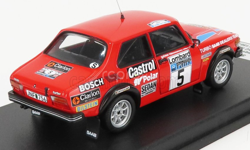 Trofeu Saab 99 Turbo N 5 Rally Lombard Rac 1979 S.blomqvist - B.cederberg 1:43 Red