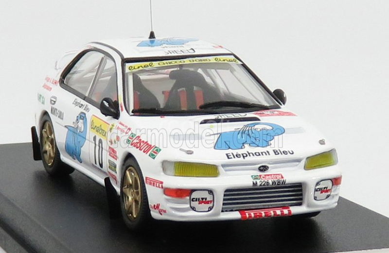 Trofeu Subaru Impreza N 10 Rally Montecarlo 1997 O.burri - C.hofmann 1:43 Bílá