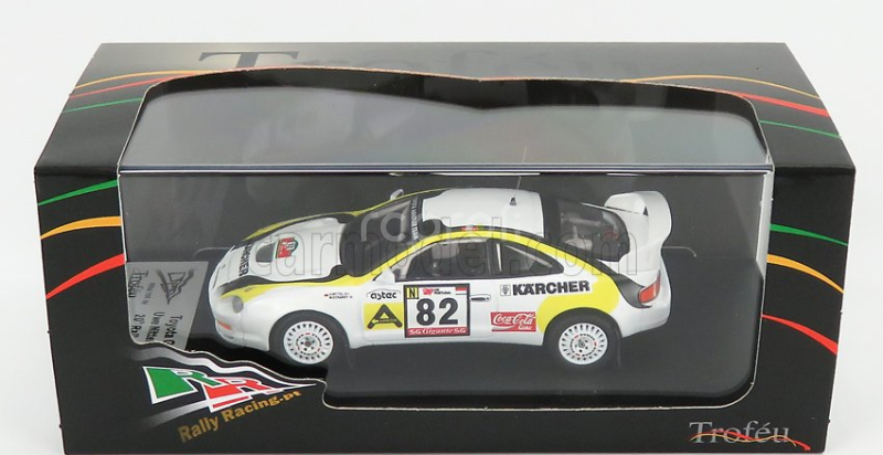 Trofeu Toyota Celica Gt-four N 82 Rally Of Portugal 1995 U.nittel - M.eckardt 1:43 Bílá Žlutá Černá