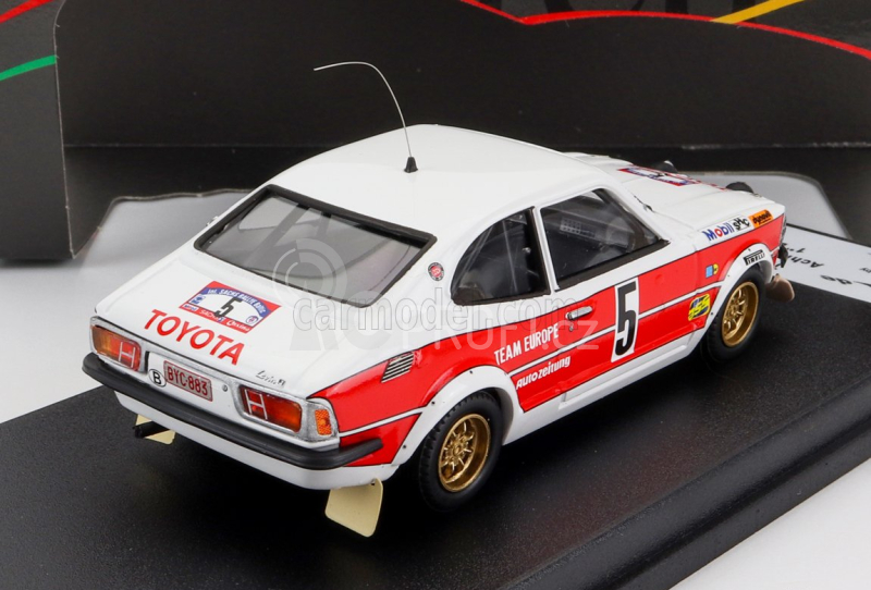 Trofeu Toyota Corolla Levin (night Version) N 5 Winner Rally Baltic 1977 A.warmbold - J.todt 1:43 Bílá Červená