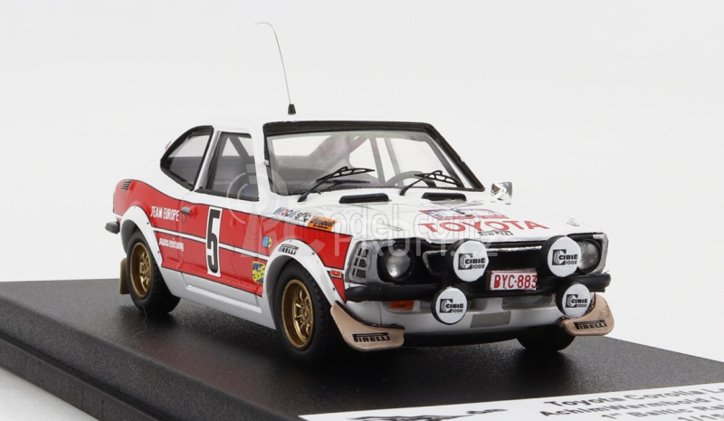 Trofeu Toyota Corolla Levin (night Version) N 5 Winner Rally Baltic 1977 A.warmbold - J.todt 1:43 Bílá Červená