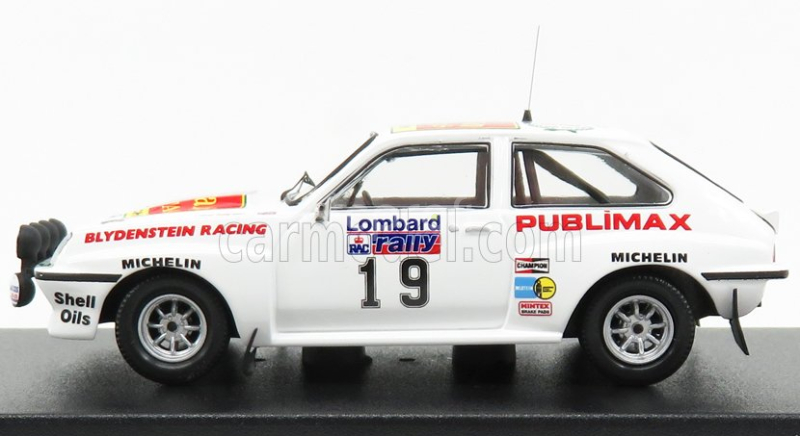 Trofeu Vauxhall Chevette Hsr (night Version) N 19 Rally Rac Lombard 1982 T.kaby - M.nicholson 1:43 Bílá