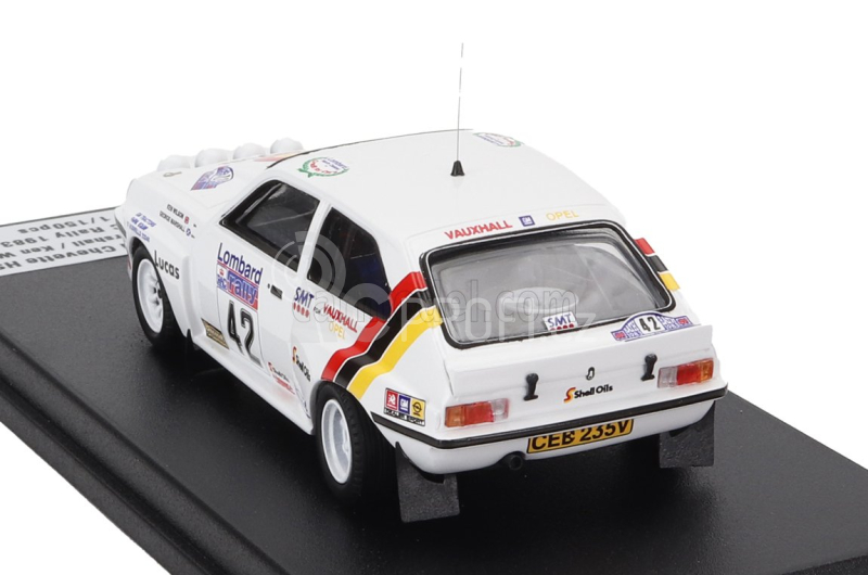 Trofeu Vauxhall Chevette Hsr (night Version) N 42 Rally Rac Lombard 1983 George Marshall - Ken Wilson 1:43 Bílá