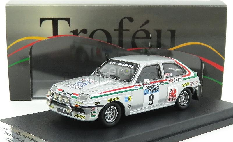 Trofeu Vauxhall Chevette Hsr (night Version) N 9 Rally Rac Lombard 1980 Pentti Airikkala - Risto Virtanen 1:43 Silver