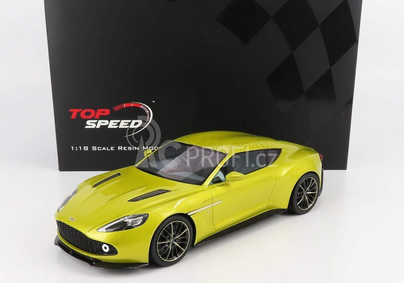 Truescale Aston martin Vanquish Zagato Cosmopolitan 2017 1:18 Žlutá