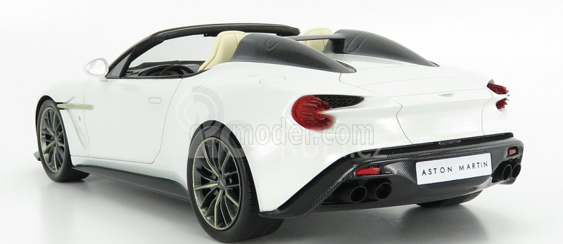 Truescale Aston martin Vanquish Zagato Speedster 2017 1:18 Escaping White