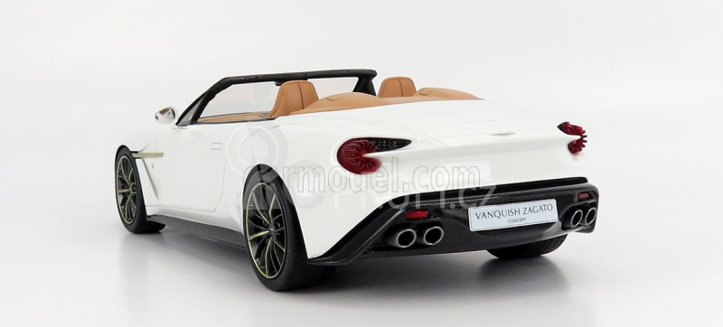 Truescale Aston martin Vanquish Zagato Volante 2017 1:18 Bílá