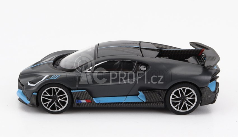 Truescale Bugatti Divo The Quail Configuration 2018 1:64 Tmavě Šedá Modrá