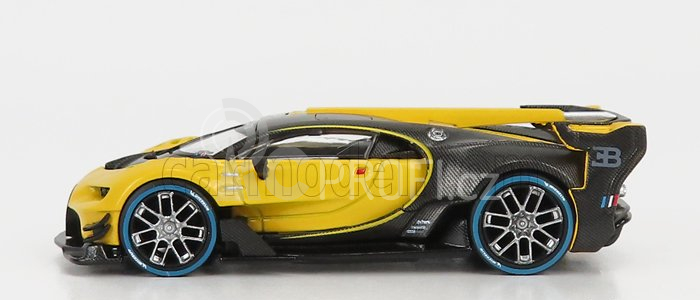 Truescale Bugatti Vision Gran Turismo N 16 Concept 2018 1:64 Žlutý Uhlík