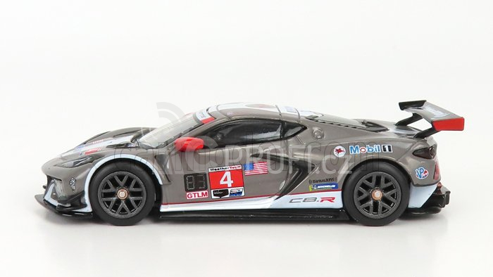 Truescale Chevrolet C8.r 5.5l V8 Team Corvette Racing N 4 12h Sebring Lhd 2021 T.milner - N.tandy - A.sims 1:64 Silver