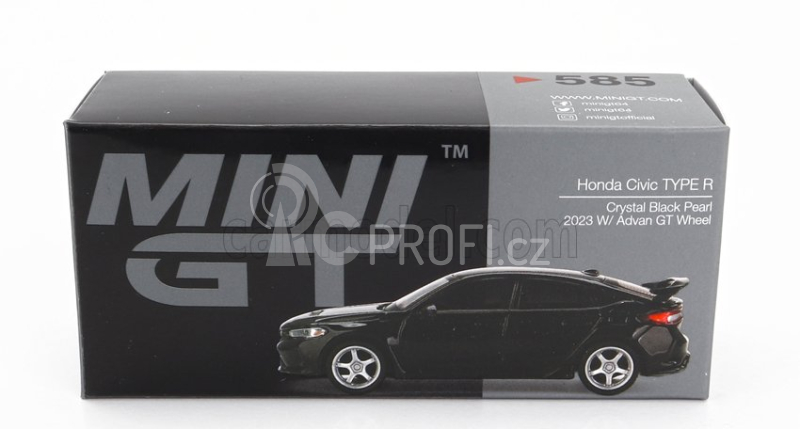 Truescale Honda Civic Type-r Lhd 2023 1:64 Black