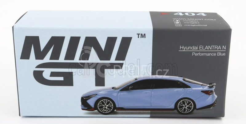 Truescale Hyundai Elantra N Lhd 2021 1:64 Výkonnostní Modrá