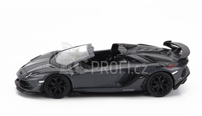 Truescale Lamborghini Aventador Svj Roadster Rhd 2018 1:64 Grey