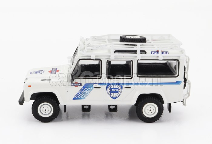 Truescale Land rover Defender 110 Assistance Safari Rally Team Martini Racing 1991 1:64 Bílá