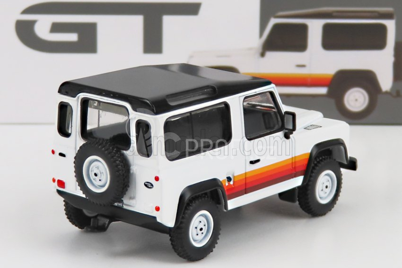 Truescale Land rover Defender 90 Wagon Lhd 1983 1:64 Bílá