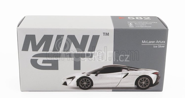 Truescale Mclaren Artura 2021 1:64 Ice Silver