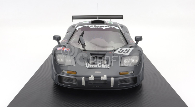 Truescale Mclaren F-1 Gtr Bmw V12 Team Kokusai Kaihatsu Racing N 59 ( After Race Weathered) Winner 24h Le Mans 1995 Y.dalmas - M.sekiya - J.j.lehto 1:12 Dark Grey Met