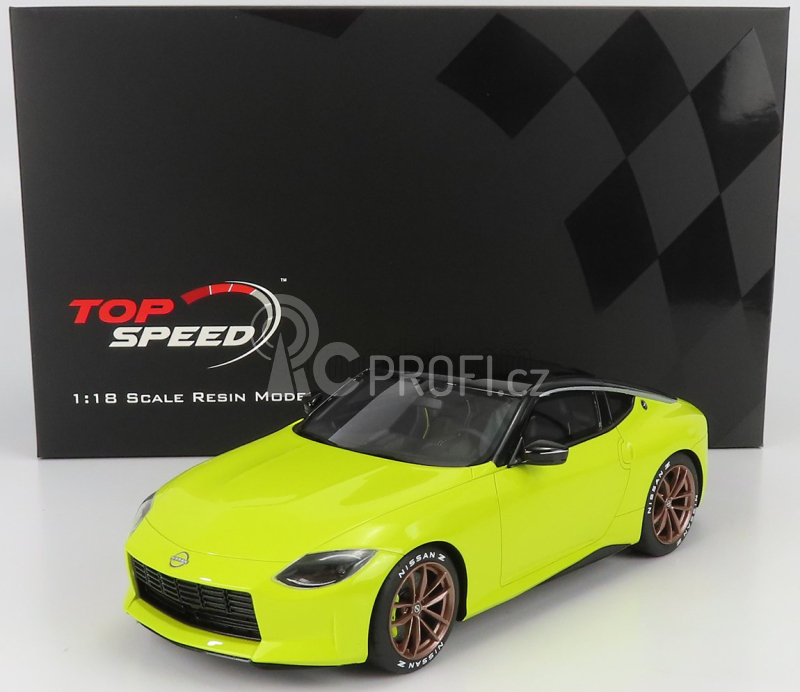 Truescale Nissan Fairlady Z Proto 2021 1:18 Žlutá Černá