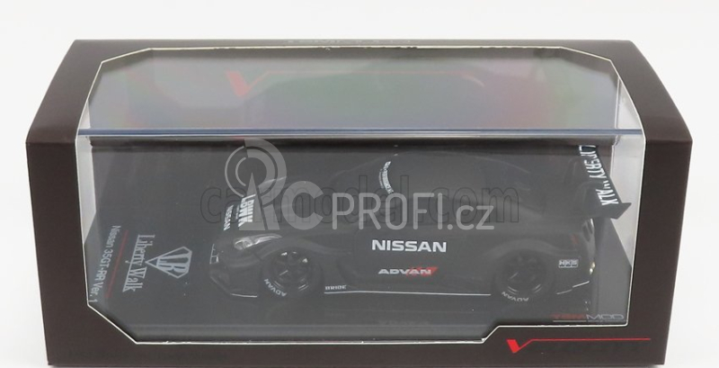 Truescale Nissan Gt-rr (r35) Liberty Walk Advan 2016 1:43 Matt Black