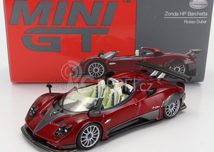 Truescale Pagani Zonda Hp Barchetta Lhd 2018 1:64 Červená Černá