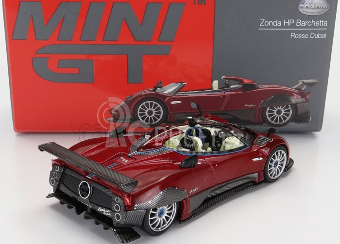 Truescale Pagani Zonda Hp Barchetta Lhd 2018 1:64 Červená Černá