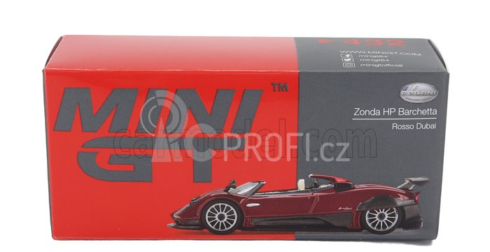 Truescale Pagani Zonda Hp Barchetta Lhd 2018 1:64 Červená Černá