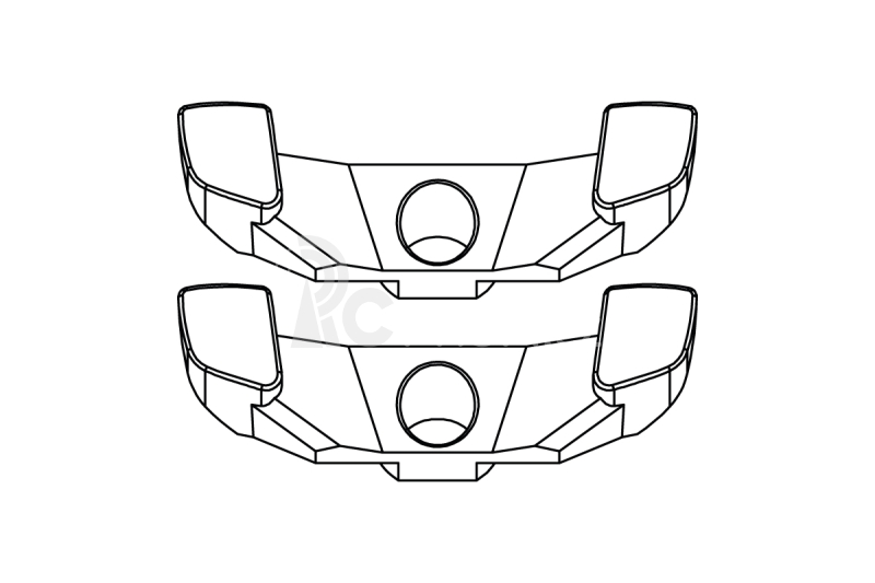 Turbo Racing přední světla C71 2ks