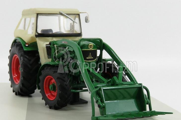 Universal hobbies Deutz-fahr D6005 4wd Tractor Closed With Front Loader 1965 1:32 Zelená Béžová