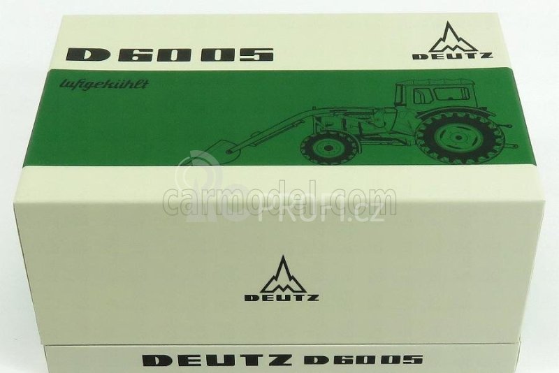 Universal hobbies Deutz-fahr D6005 4wd Tractor Closed With Front Loader 1965 1:32 Zelená Béžová