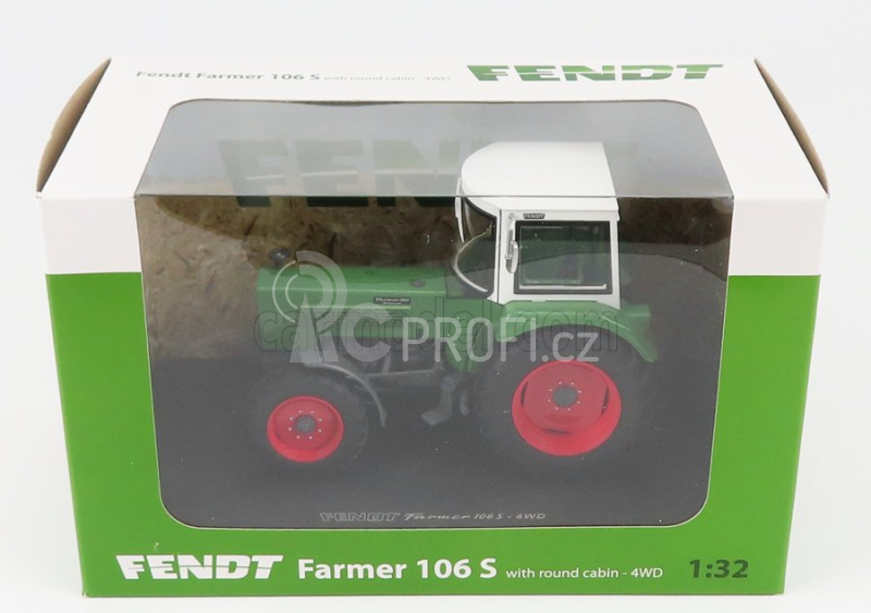 Universal hobbies Fendt Farmer 106s 4wd Tractor 1980 1:32 Zelená Bílá