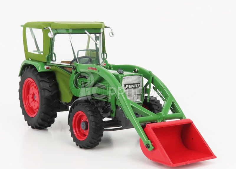 Universal hobbies Fendt Farmer 5s 4wd Tractor With Front Loader 1975 1:32 Zelená Červená