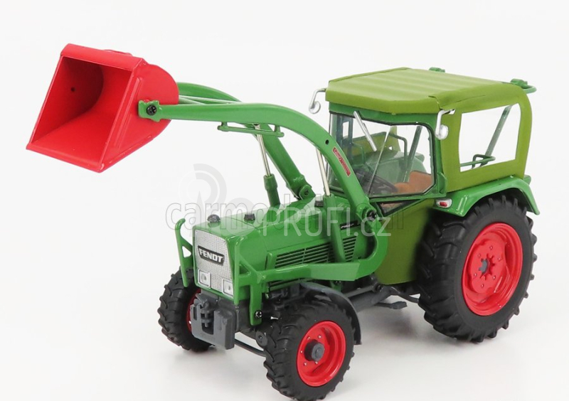 Universal hobbies Fendt Farmer 5s 4wd Tractor With Front Loader 1975 1:32 Zelená Červená