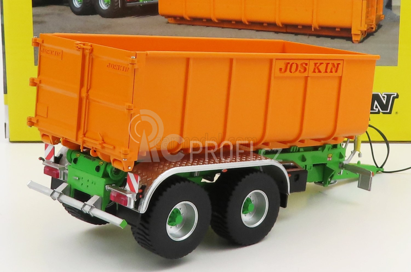 Universal hobbies Joskin Silo-cargo Lift 5400 D18 Trailer For Tractor 2004 1:32 Oranžová Zelená