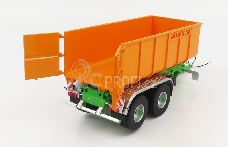 Universal hobbies Joskin Silo-cargo Lift 5400 D18 Trailer For Tractor 2004 1:32 Oranžová Zelená