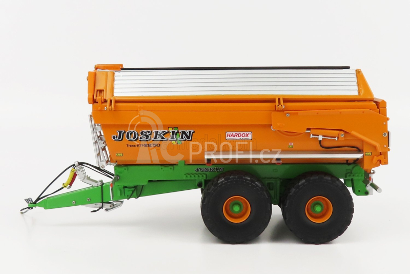 Universal hobbies Joskin Silo-cargo Transktp 22/50 Closed Trailer For Tractor 2004 1:32 Oranžová Stříbrná Zelená