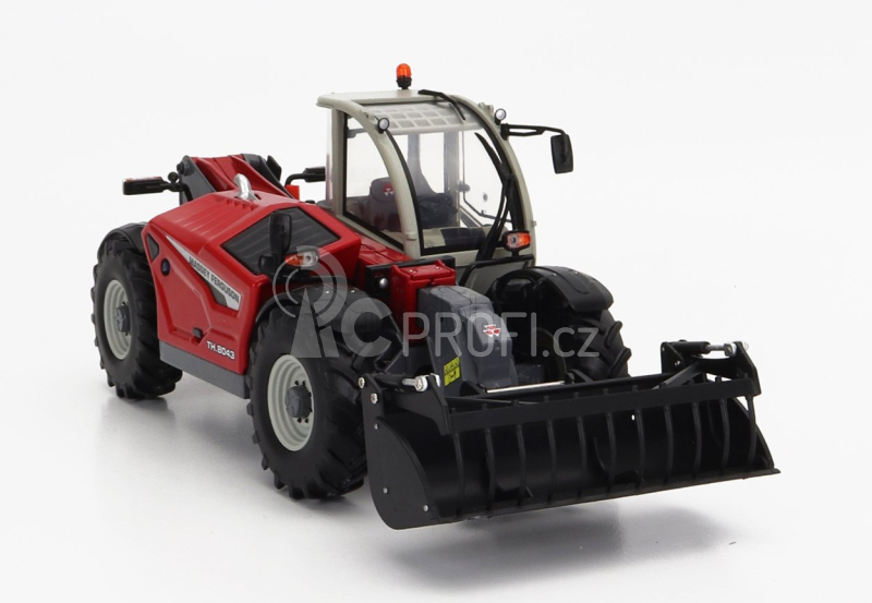 Universal hobbies Massey ferguson Mf Th.8043 Telescopic Tractor - Elevatore 1:32 Červená Šedá