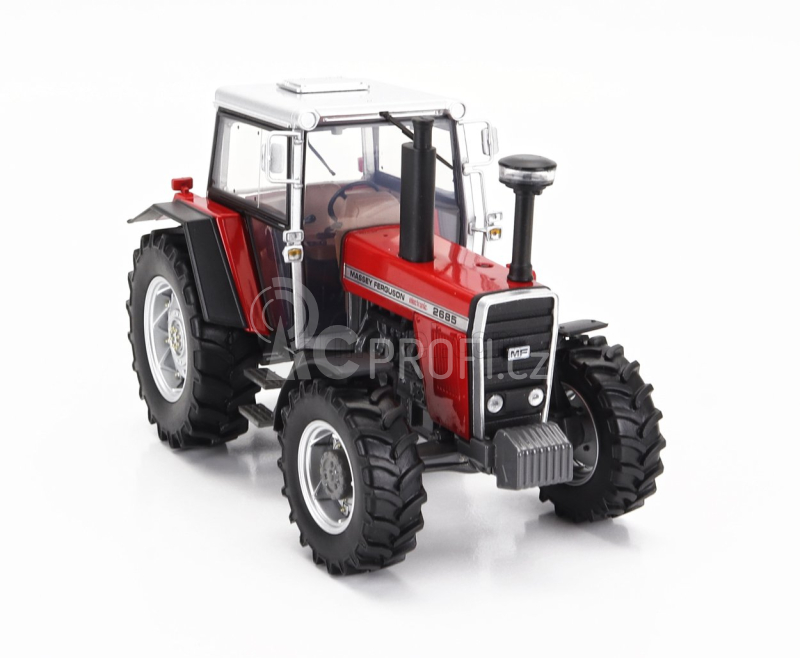 Universal hobbies Massey ferguson Mf2685 Tractor 1986 1:32 Červená Stříbrná