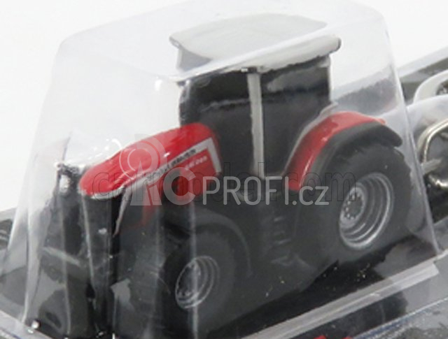 Universal hobbies Massey ferguson Portachiavi - Keyring Mf 8s.265 Tractor 2018 1:87 Červená Šedá