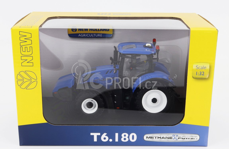 Universal hobbies New holland T6.180 Tractor Methane Power 2022 1:32 Blue