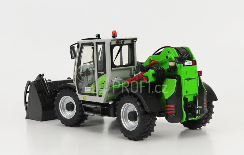 Universal hobbies Sennebogen 355e Telescopic Tractor - Elevatore 1:32 Světle Zelená