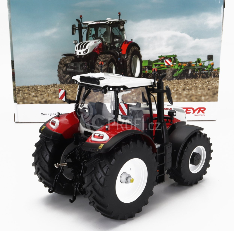 Universal hobbies Steyr 6280 Absolut Cvt Tractor 2022 1:32 Červená Bílá